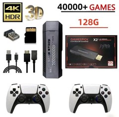 X2 Pro 128G 40000+ Games 4K 3D Retro Gaming Stick