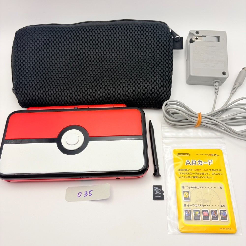 Exc Limited New Nintendo 2DS LL XL Pokemon Ball Edition Japan Tested Working