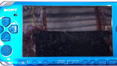 Sony PSP VIBRANT BLUE Portable Handheld Video Game Console System PSP-3000