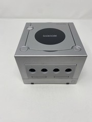 Nintendo GameCube Platinum Console Bundle DOL-101 w/ 2 OEM Controllers Tested