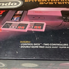 Nintendo NES Action Set Home Console – White/Gray In Box With Foam And Inserts