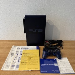 Sony PlayStation 2 Midnight Blue BB Pack SCPH-50000 MB/NH Tested Japan