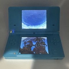 Nintendo DSi Handheld Console Light Blue With 5 Games. Tested & Working