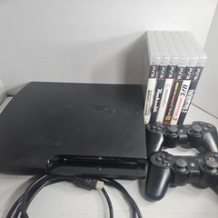 Sony PlayStation 3 PS3 Console Slim 160GB CECH-3001A FOR PARTS AS IS FOR REPAIR