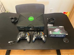 Microsoft Original Xbox Black Console Bundle w/ Controller & Cables