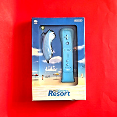 Nintendo Wii Sports Resort Limited Controller BLUE Nunchuck Club Nintendo