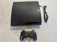 SONY PLAYSTATION 3 SYSTEM PS3 CONROLLER HOOKUPS PLAY STATION 150GB SUPER SLIM #2