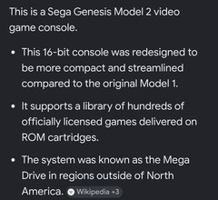 SEGA GENESIS Game Console Model 2 WITH Mortal Kombat 3