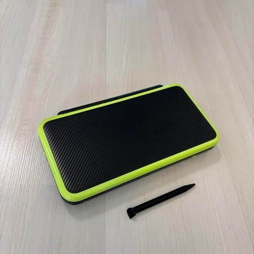 New Nintendo 2DS LL Black Lime Console Japan Import Tested Working Handheld Game