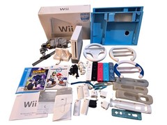 Huge Lot Nintendo Wii Console Remotes Games Mario Kart Sonic Sports – Tested