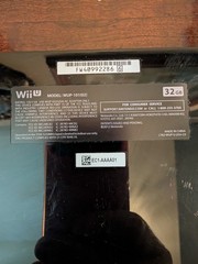 Nintendo Wii U Black – Stuck On Boot Screen – For Parts or Repair
