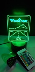 Vectrex led light with remote (show it off) will display 8 different colors