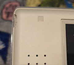 Nintendo DS Lite Polar White Handheld Console OEM Stylus Tested No Charger