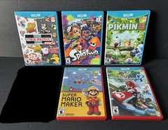 Tested Nintendo Wii U 32GB Console, 5 Games, Controllers, All Cords, HDMI Cord
