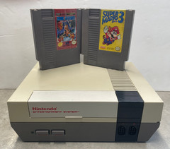 NES Nintendo System NES-001 Game Console Only W/ 2 Games (**AS-IS Please Read**)