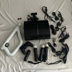 TESTED PlayStation 3 PS3 Fat Backwards Compatible CECHB01 W/ Controller/Eye/Move