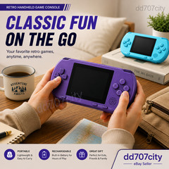 US STOCK PXP3 Game Console Handheld Portable 16 Bit Retro Video Games Xmas Gift