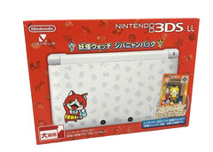Nintendo 3DSLL Yo-kai Watch Jibanyan Pack Boxed Tested Working Japan
