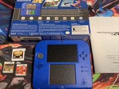 Nintendo 2DS Handheld Game System – Box Manual Charger Games Works Perfectly VG