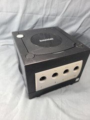 Nintendo GameCube Jet Black DOL-001 JPN Console and AV Cable Tested