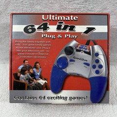 Ultimate 64-in-1 Action Video Games TV Plug & Play Excalibur Game Controllers