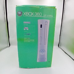 Microsoft Xbox 360 White Console Core System Boxed With Game Japanese Tested