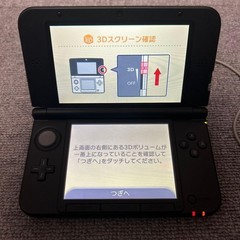 Nintendo 3DS LL Red x Black body with box 3DS body touch pen