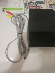 Nintendo Wii Black Console RVL-101 Bundle – Tested Works w/ Cables & 5 Games