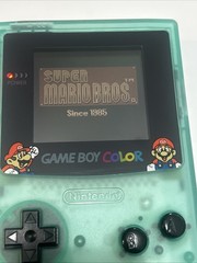 Nintendo Game Boy Color Handheld System-Tested & Works- New Shell Re Housed
