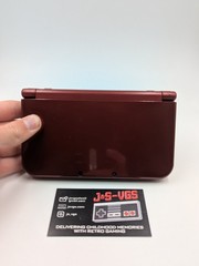 Nintendo DSi XL Burgundy Handheld Console AS-IS Screen Damage