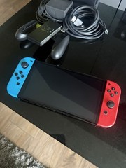 Nintendo Switch OLED 64GB Console Neon Red/Blue Joycons (Free Ship)