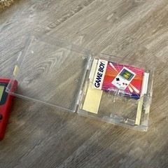 Nintendo Game Boy DMG-01 Red HW-USA-3 Retail Plastic Case Serial Match TESTED