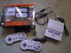 Authentic SNES Super Nintendo Classic Mini Clv-201 w/full Snes library