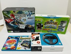 Nintendo Wii U Mario Kart 8 Premium Pack Boxed Console with Games Accessories