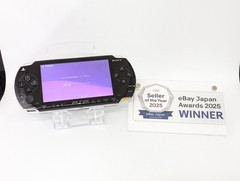 B5879 Sony PSP 1000 console Black Handheld system Japan w/battery fx