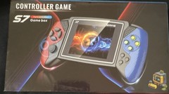 S7 Game Box Handheld System Rechargeable Blue/Black w/ AV & USB Cable