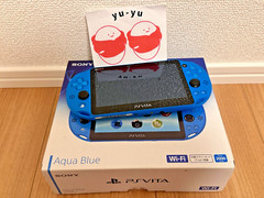PlayStation PS Vita Wi-Fi Console 2000 SONY Aqua Blue PCH-2000ZA23 2015