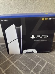 Sony PlayStation 5 PS5 Digital Edition Disc-Free 825GB 4K HDR White CFI-1015B
