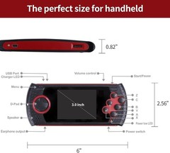 Rechargeable 3-Inch HD Handheld Game for Kids – 230 Educational Games Included