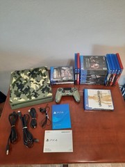 Sony Playstation 4 Camo Console + 22 Games 1 TB EXC 1 Controller Works