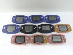 Nintendo Gameboy Advance console 10 set Japanese Random color working