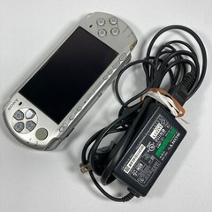 SONY PSP Playstation Portable Mystic Silver PSP-3000MS Console Japan Tested