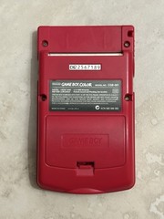 Nintendo Game Boy Color Berry Red CGB-001 GBC RESTORED All Original