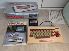 FAMILY BASIC and keyboard set Famicom FC NES Nintendo Tested Work