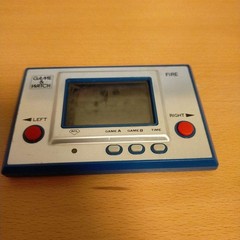 Nintendo RC-04 Fire Game and Watch Handheld Game Japan Used Japanese
