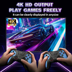 Retro Game Stick with 128GB 70000/40000/30000+ Games Wireless Control TV Handhel