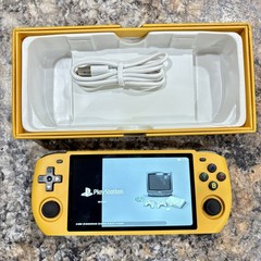 New PowKiddy RGB10MAX3 Retro Gaming Handheld New 64GB Card Custom Ready To Play