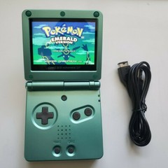 pearl green Nintendo Game Boy Advance GBA SP IPS v2 MOD System 10 level AGS 101