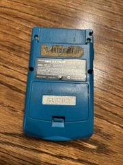 Nintendo Game Boy Color GBC Handheld Game Console – Teal Blue Mario Wario Lot