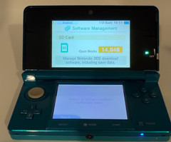 Nintendo 3ds Aqua Blue: Handheld Console Tested And Works Good Great Shape OBO